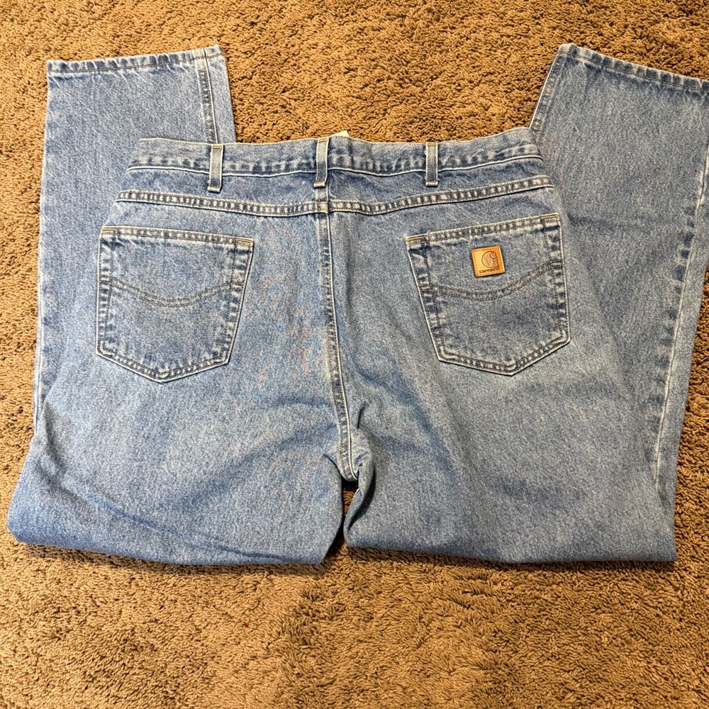 Carhartt Loose Traditional Fit Jeans 40 x 30 100% cotton J33